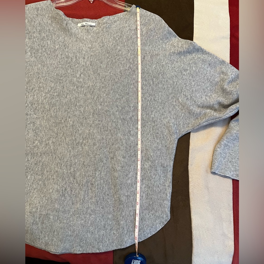 Milano Gray Crew Neck Sweater - Picture 6 of 8